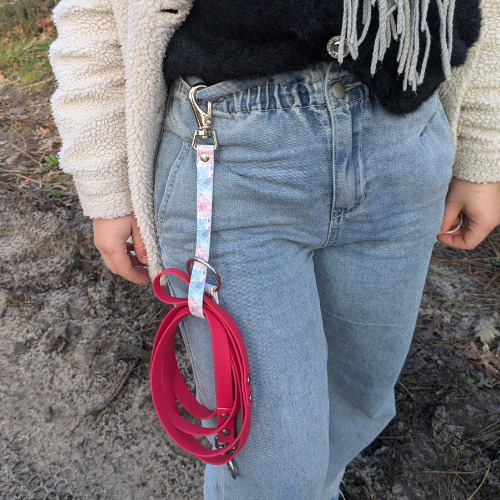 porte longe géométrique géométrique bleu portée